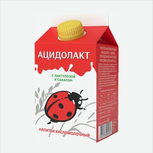 Напиток ацидофильный БОЖЬЯ КОРОВКА 450гр ТулМолКом