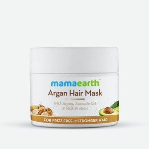 Маска для волос Mamaearth с авокадо и молочным протеином для непослушных и вьющихся волос, 200 мл