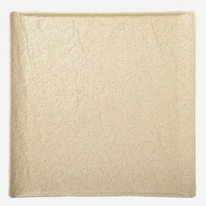 Тарелка квадратная Wilmax SandStone фарфор 21,5х21,5 см