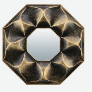 Зеркало декоративное  Руан , бронза, 25 см, D зеркала 10см