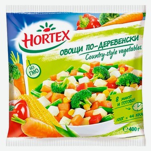 Смесь овощная Hortex Овощи по деревенски замороженная, 400 г