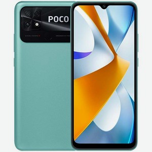 Смартфон Poco C40 3 32Gb RU Coral Green Xiaomi