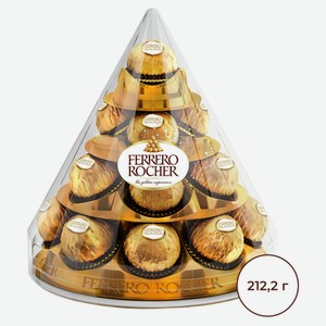 Набор конфет FERRERO Rocher the golden experience конус, 212,5 г