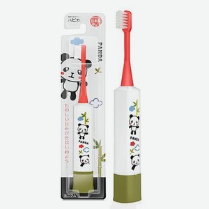 HAPICA Детская электрическая звуковая зубная щётка DBK-5RWG Panda 3-10 лет