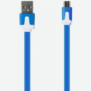Кабель USB MicroUSB Lite 1м Синий Red Line
