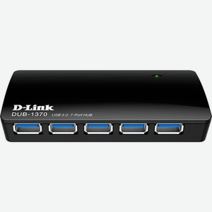 Разветвитель USB DUB-1370 Черный (DUB-1370/B1A) D-Link