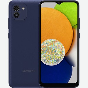 Смартфон Galaxy A03 4 64Gb Global Blue Samsung