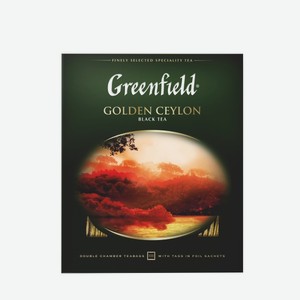 Чай «Greenfield» Golden Ceylon, 100 пакетиков
