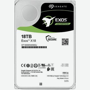 Жесткий диск(HDD) SATA-III 18Tb ST18000NM000J Exos X18 512E (7200rpm) 256Mb 3.5 Seagate
