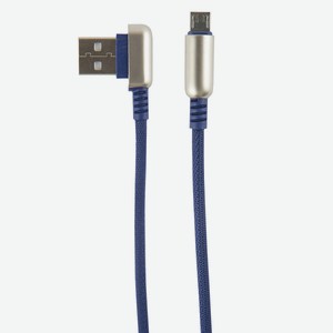 Кабель USB MicroUSB Loop 1м Синий Red Line