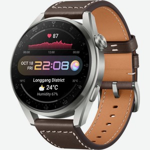 Умные часы Watch 3 Pro Galileo-L40E Titan Grey-Brown Leather Strap 55026811 Huawei