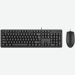 Клавиатура и мышь KK-3330 USB (BLACK) Черная A4Tech