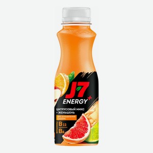 Напиток сокосодержащий J7 Энерджи цитрусовый микс 0,3 л