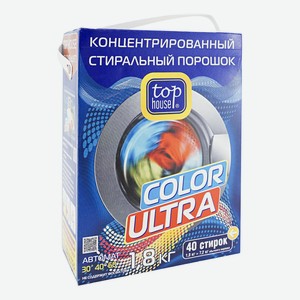 Стиральный порошок Top House Color Ultra концентрат для цветного белья 1,8 кг