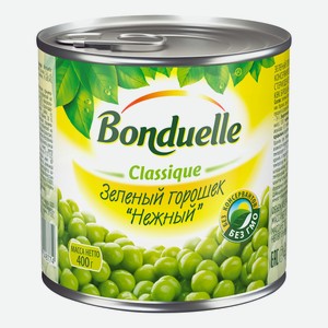 Горошек Bonduelle зеленый нежный 400 г