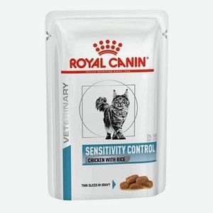 Влажный корм Royal Canin для кошек Vet Diet Sensitivity Control при аллергии цыпленок-рис 85 г