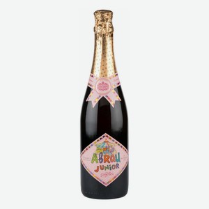 Детское шампанское Абрау-Дюрсо Junior розовое со вкусом винограда 0,75 л