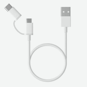 Кабель USB Кабель Mi 2-in-1 USB Cable Micro USB Type C 1м Белый Xiaomi