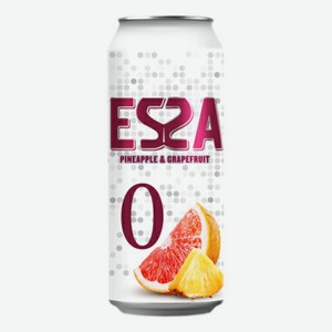 Пивной напиток безалкогольный Essa Ананас и грейпфрут 0,45 л