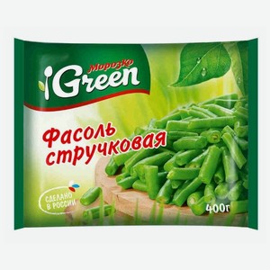 Фасоль замороженная Морозко Green стручковая, 400 г