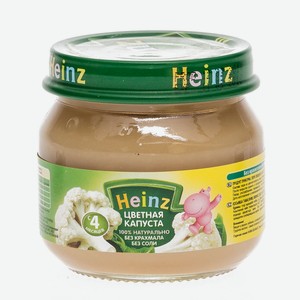 Пюре овощное Heinz цветная капуста с 4 мес 80г ст/б