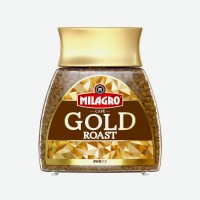 Кофе   Milagro   Gold Roast растворимый сублимированный в стеклянной банке, 95 г