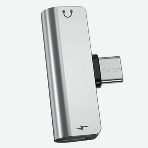 Переходник USB Type C - 3.5mm LS26 Серебряный Hoco