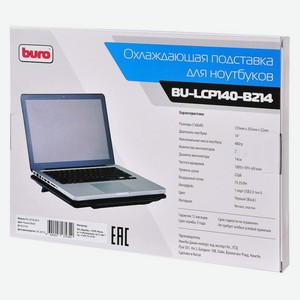 Подставка для ноутбука BU-LCP140-B214 14 Черная Buro