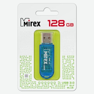 Флешка Elf USB 3.0 13600-FM3BE128 128Gb Синяя Mirex