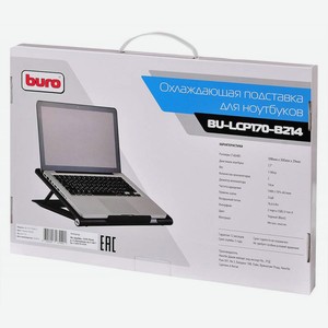 Подставка для ноутбука BU-LCP170-B214 17 Черная Buro
