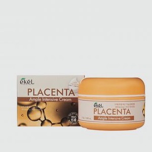 Крем для лица с экстрактом плаценты EKEL Ample Intensive Cream Placenta 100 гр