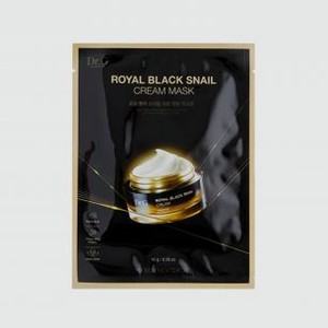 Тканевая крем-маска для лица премиум-класса DR.G Royal Black Snail Cream Mask 1 шт