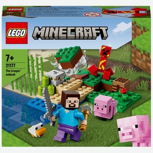 Конструктор Minecraft 21177 Засада Крипера Lego