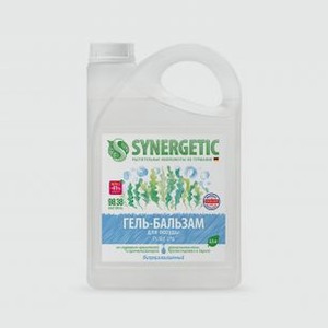 Гель-бальзам для мытья посуды и детских игрушек SYNERGETIC Pure 0% Без Запаха, Гипоаллергенный 3500 мл