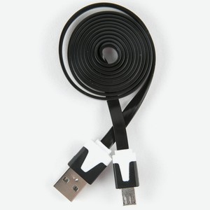 Кабель USB MicroUSB Lite 1м Черный Red Line
