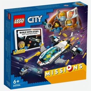 Конструктор City 60354 Космическая экспедиция для исследования Марса Lego