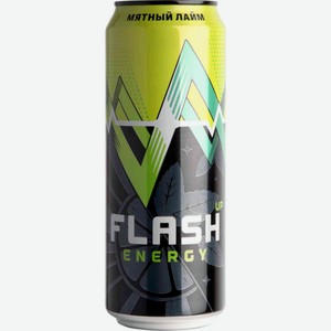 Энергетический напиток Flash Up Energy Мятный лайм, 0,45 л