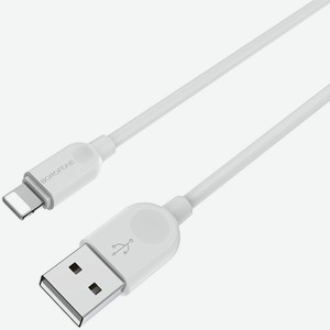Кабель USB для Apple Lightning BX14 2м Белый Borofone