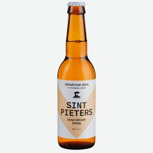 Пиво Dreamteam Brew Sint Pieters светлое 6,5 % алк., Россия, 0,33 л
