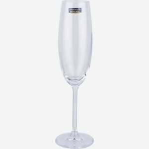 Набор бокалов для шампанского Crystalite Bohemia Colibri 220 мл, 6 шт.