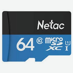 Карта памяти Netac microsdxc Class 10 UHS I U3 64Gb SD adapter Adata