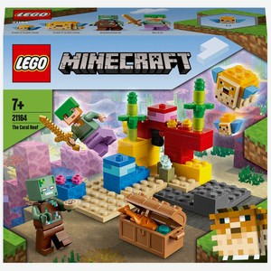 Конструктор Minecraft 21164 Коралловый риф Lego