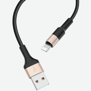Кабель USB Apple Lightning X26 TPU 1м Черный Hoco