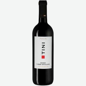 Вино Тини Россо IGT SICILIA Красное Сухое 0.75л