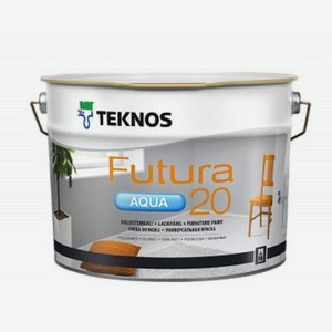 Краска универсальная Teknos Futura Aqua 20 PM3 0,9 л