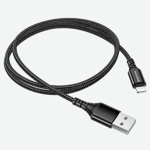 Кабель USB Apple Lightning BX54 1м Черный Borofone