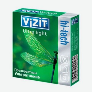 Презервативы VIZIT Ultra Lights hi-tech 3 шт