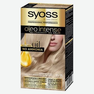 Стойкая крем-краска Syoss Oleo Intense 9-11  Холодный блонд 