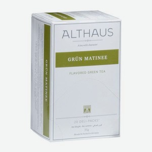 Чай Althaus Grun Matinee травяной 20 пакетиков