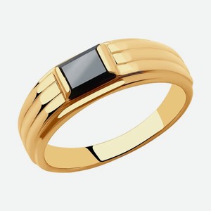 Кольцо SOKOLOV из золота с наношпинелью 018483, размер 22